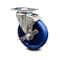Service Caster 5 Inch Solid Polyurethane Wheel Swivel Top Plate Caster with Brake SCC SCC-20S514-SPUS-TLB-TP2 - alternate 1